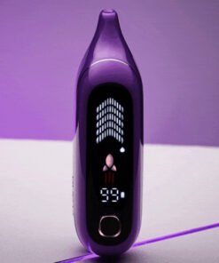 FLONQ MAX PRO Flavor: The Grape Icy Flonq Max Pro adds a cooling mint to a sweet, purple grape. E-liquid contents: 18ml Nicotine Levels: 50mg (5%) Puffs per Device: 20,000 Battery: 650mAh (Rechargeable via USB-C) Made with Dual Mesh Coil Boost Mode Option for improved hit Full LED Screen with Power Mode, e-Liquid and Battery Indicators Flonq Max Pro